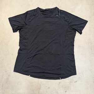 Lululemon Square Neck Performance Shirt Mens L-XL? Black Outdoor Workout Running